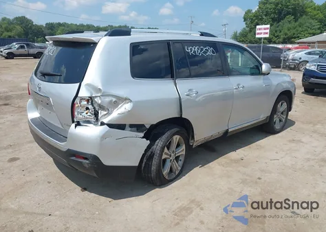 2013 Toyota Highlander Limited V6 z USA, uszkodzony, nr VIN 5TDDK3EH0DS224237
